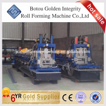 China Metal Structural High Quality Steel Perfil CZ seção Purlin Cold Roll formando máquina